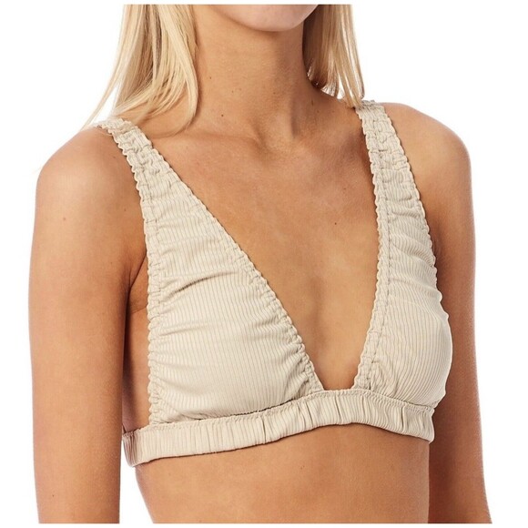 Free People Wait and See Birch Bralette Lightweight Thistle Seed M - Picture 1 of 15